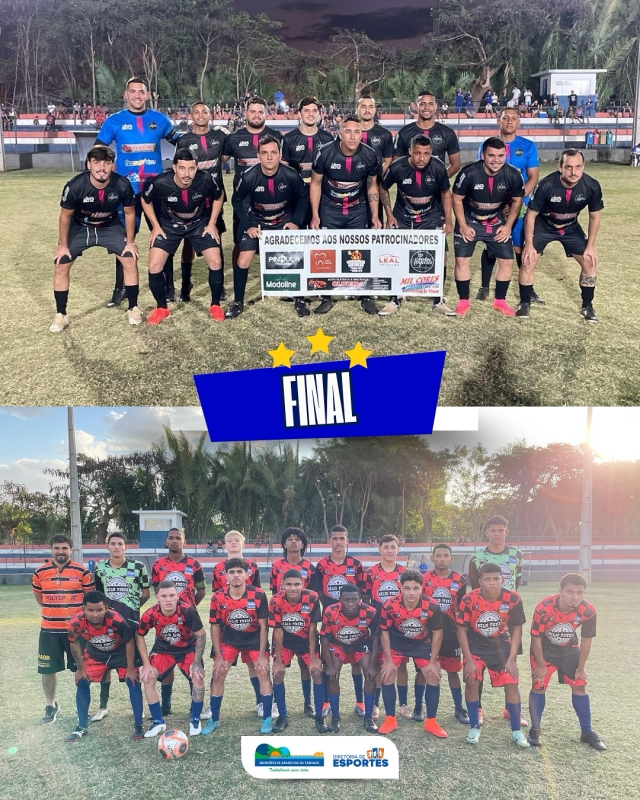 Finalistas do 1° campeonato municipal de futebol