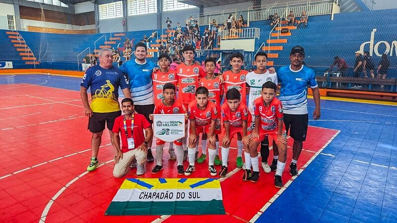 Futsal de Chapadão conquista o 2º lugar na Primeira Divisão dos JEMS