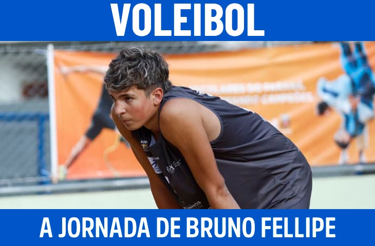 Transformar amor pelo vôlei em carreira guia jornada de Fellipe