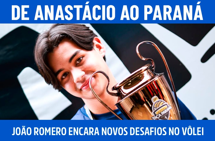 De Anastácio ao Paraná: João Romero encara novos desafios no vôlei