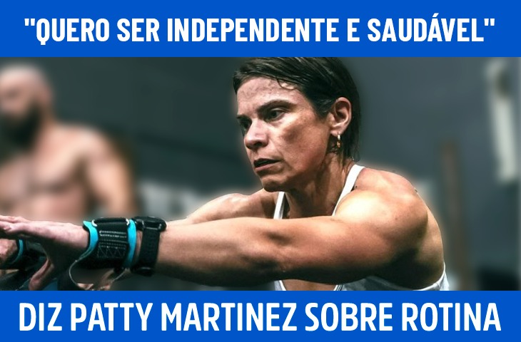 "Quero ser uma velhinha independente e saudável", diz Patty Martinez ao falar sobre rotina de exercícios
