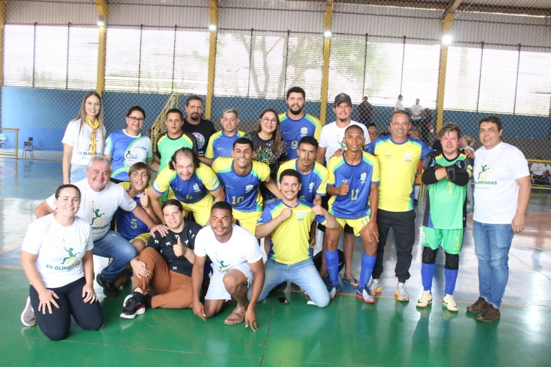 Futsal de Chapadão do Sul brilha na XII Olimpíadas Especiais das Apaes