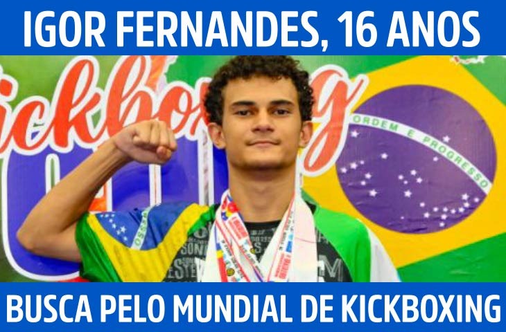 Igor Fernandes, 16 anos, busca o Mundial...