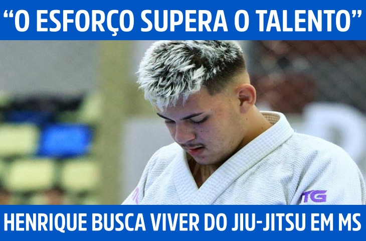 “O esforço supera o talento”: Henrique Eduardo busca viver do jiu-jitsu em MS