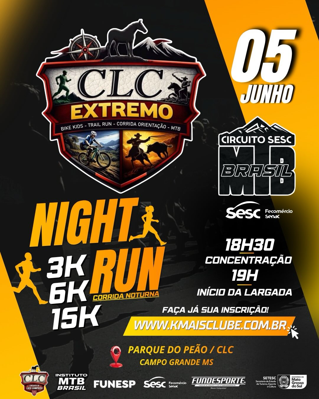 CLC Extremo reúne provas de corrida e ci...