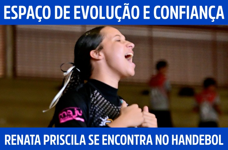 Renata Priscila encontra no gol do hande...