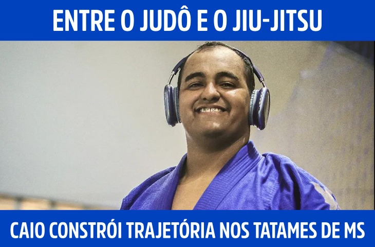 Entre o judô e o jiu-jitsu, Caio Viníciu...