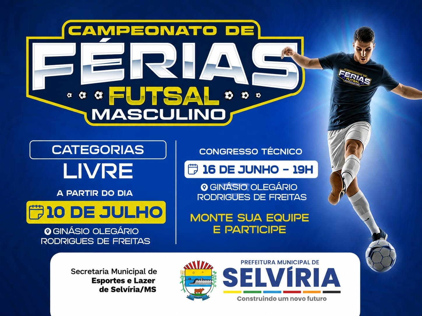 Prefeitura de Selvíria abre inscrições p...