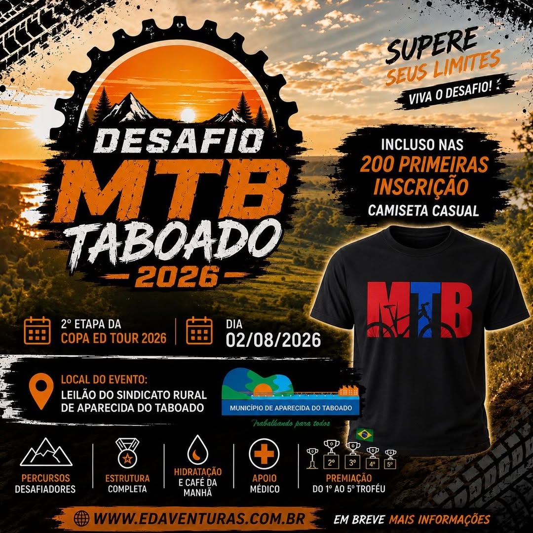 MTB Taboado 2026 promete aventura e supe...