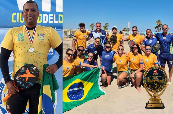 Toni BT celebra título mundial do Brasil...
