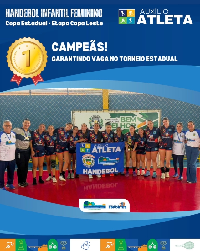 Handebol feminino infantil de Aparecida...