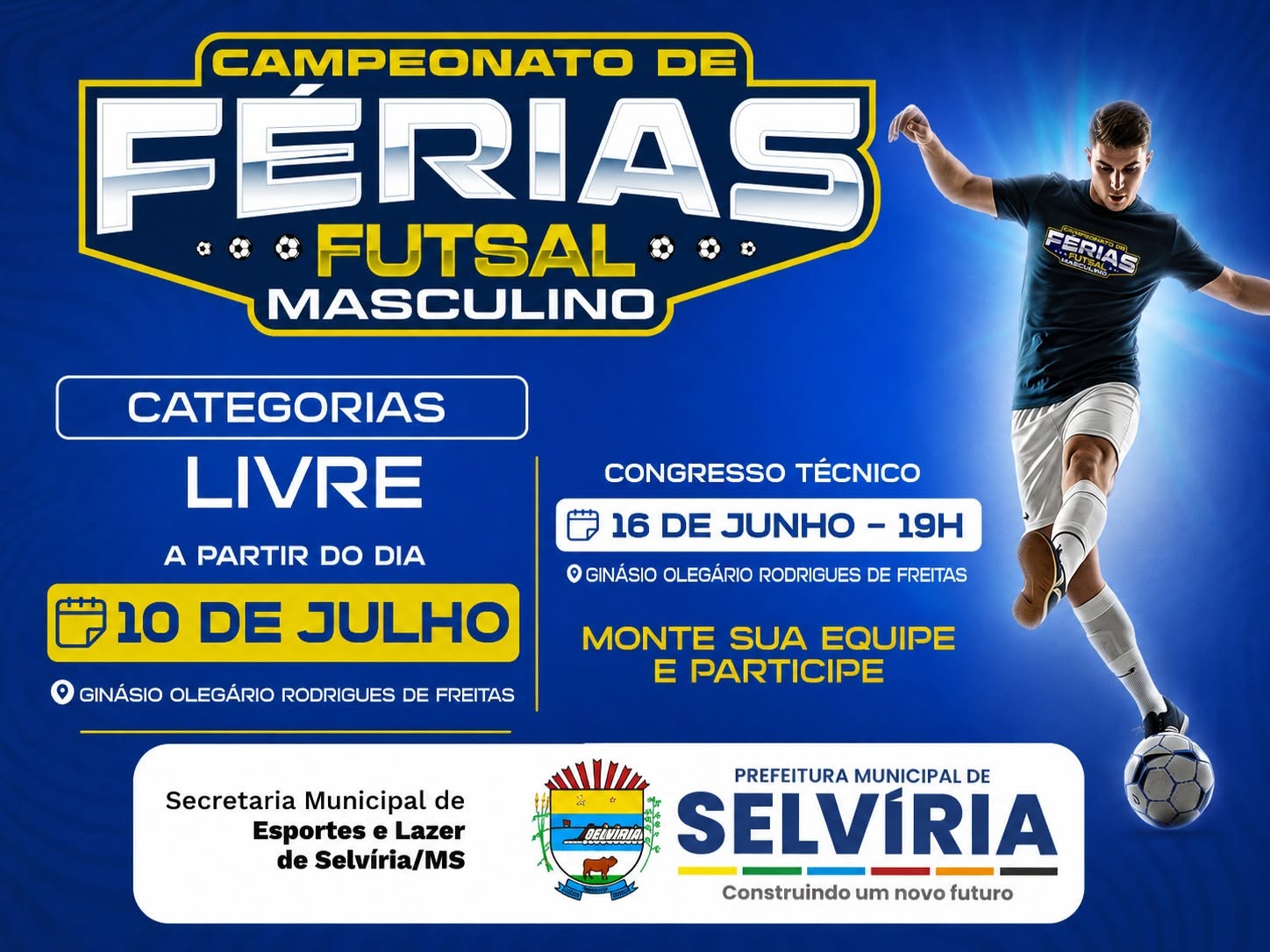 Inscrições para o Campeonato de Férias d...