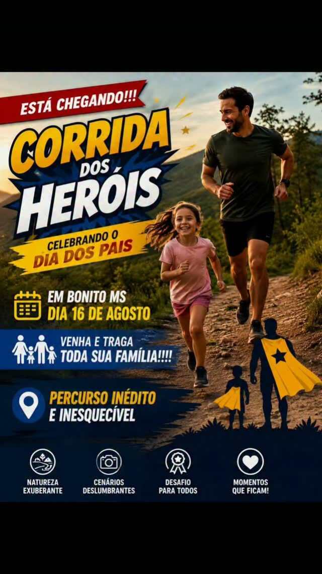 Bonito recebe a Corrida dos Heróis com p...