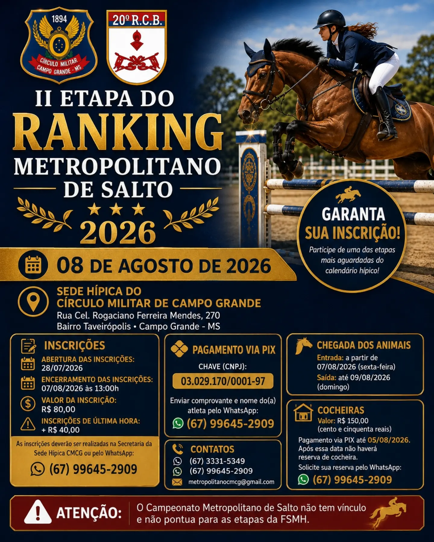 Campo Grande recebe segunda etapa do Ran...