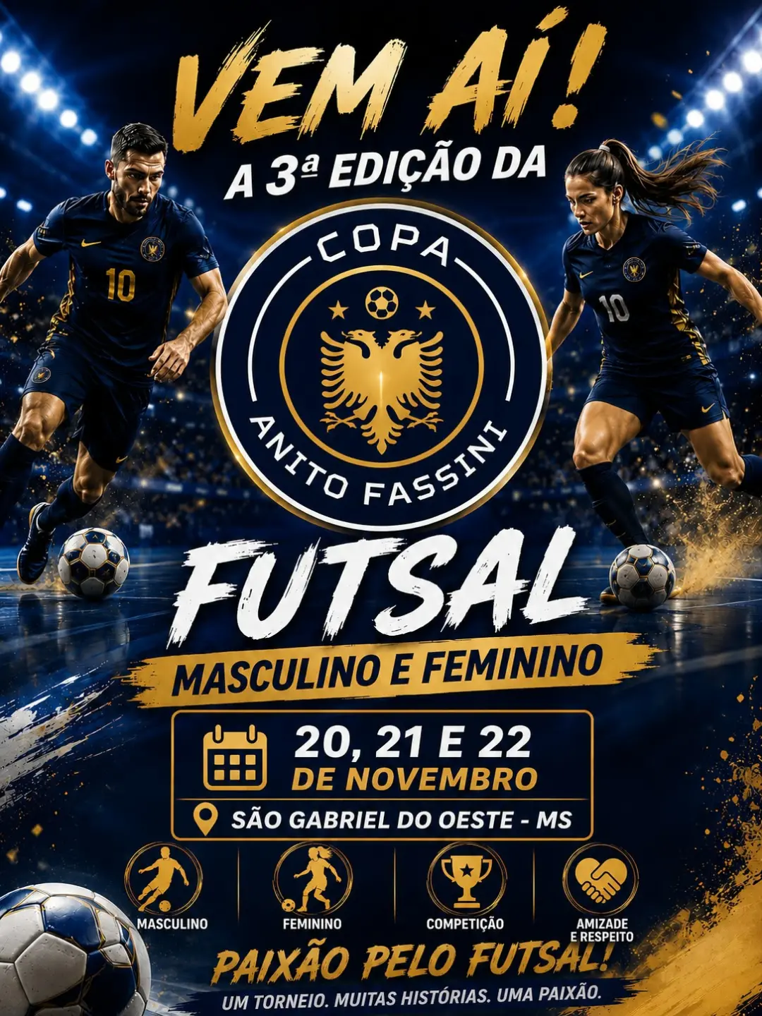 3ª edição da Copa Anito Fassini de Futsa...