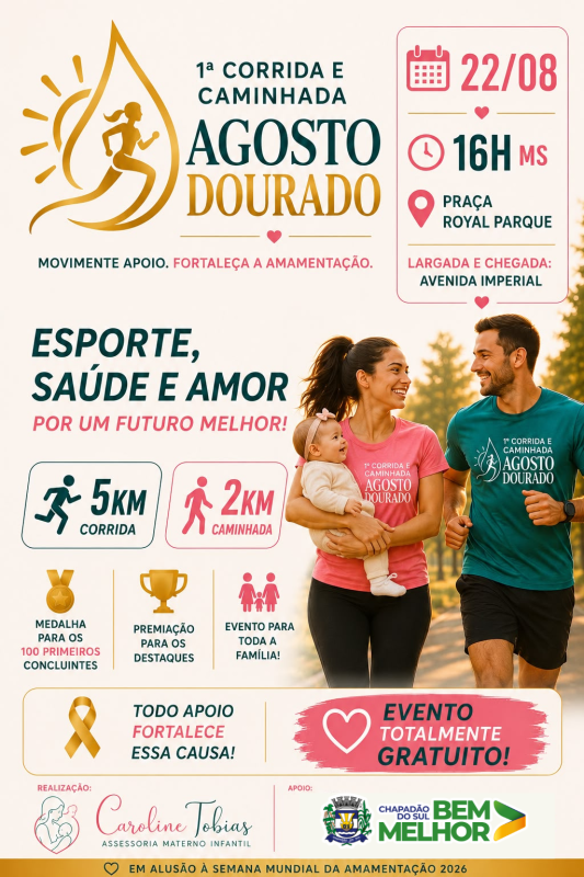 Chapadão do Sul recebe 1ª Corrida e Cami...