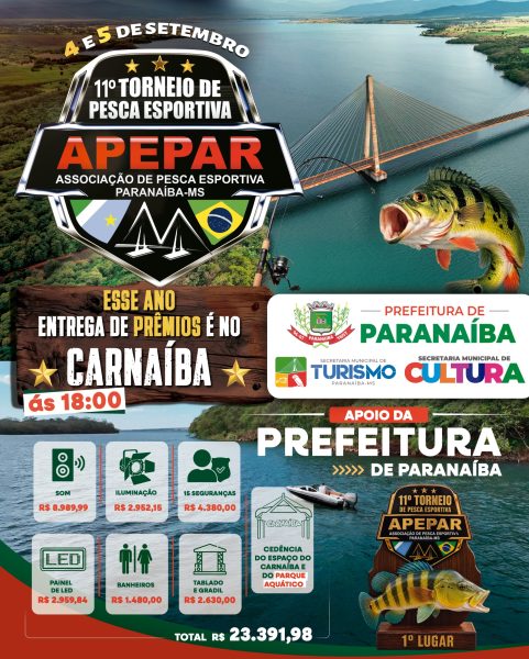 Paranaíba se prepara para o 11º Torneio...