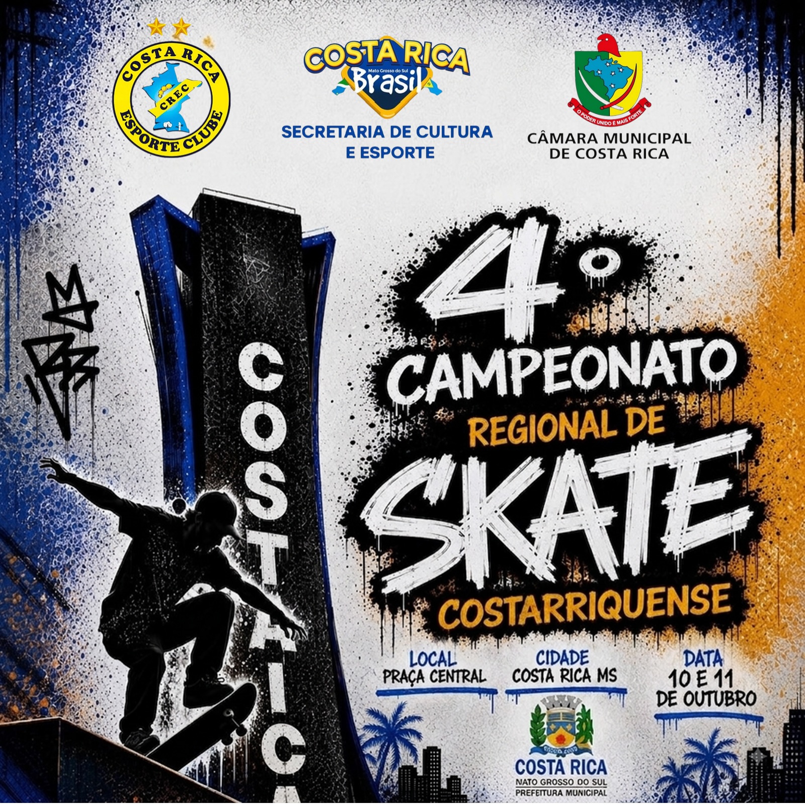 Costa Rica recebe evento de skate com co...