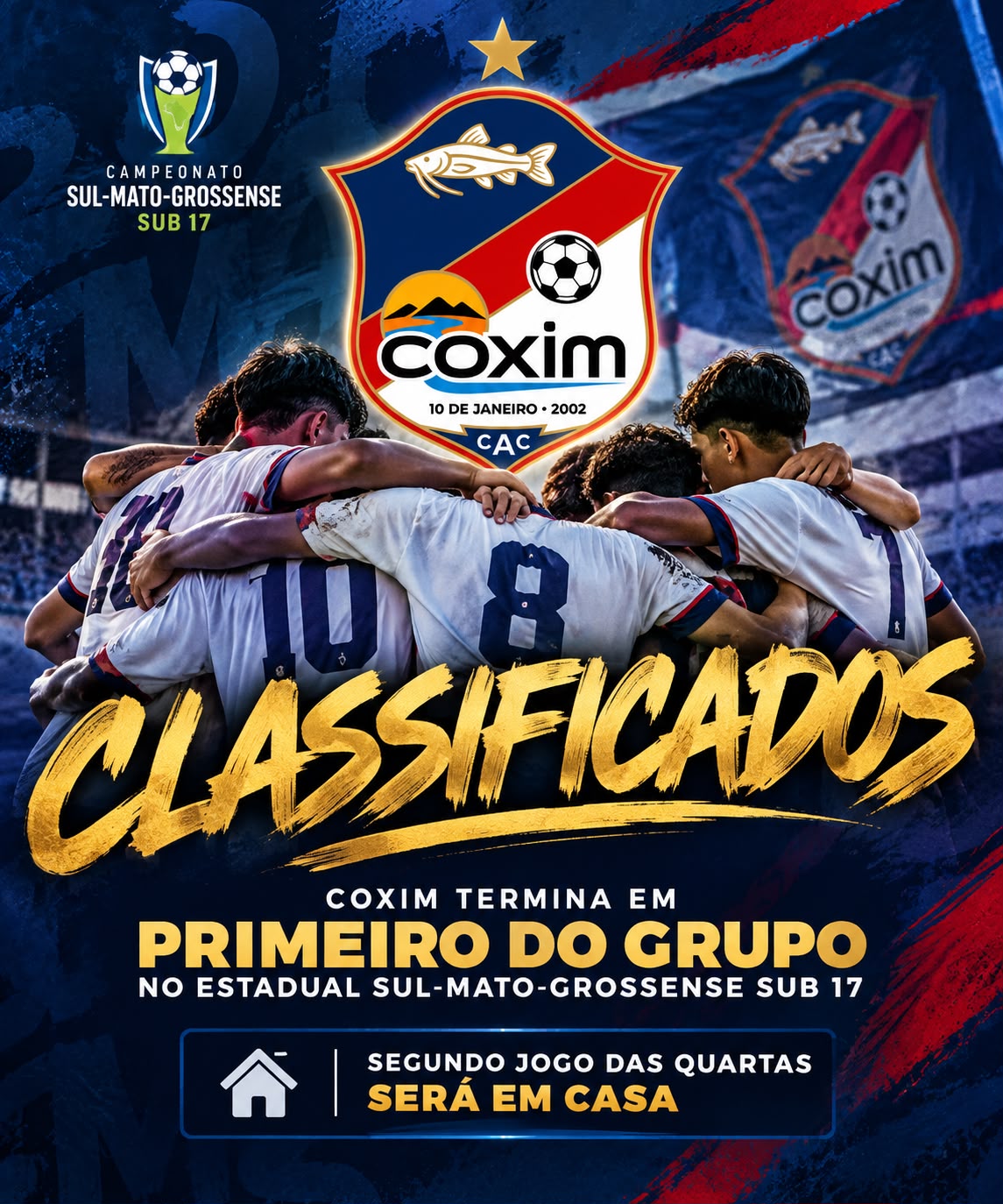 Coxim lidera grupo e garante decisão em...