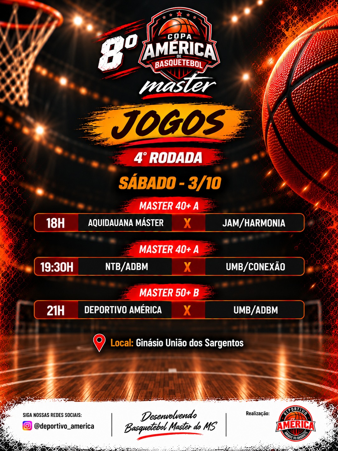 4ª rodada da 8ª Copa América Máster de B...