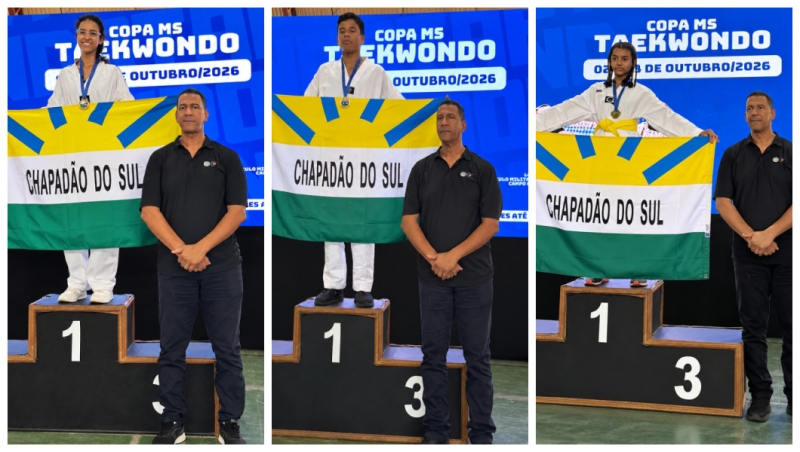 Taekwondo de Chapadão do Sul conquista 2...