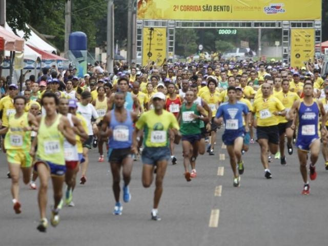 Com participantes de vários estados, corrida São Bento reúne 2 mil pessoas