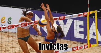 Talita e Larissa vencem e avançam na busca pelo 5º título seguido
