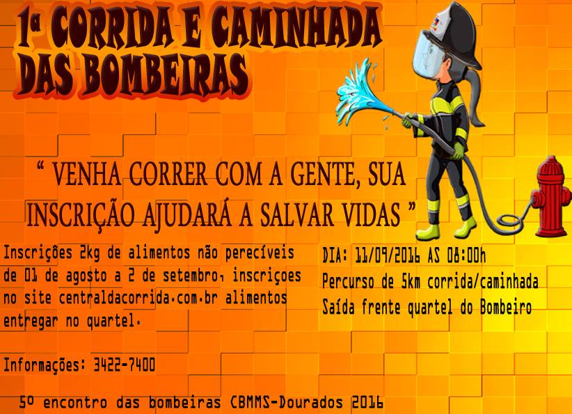 Corrida das Bombeiras segue com inscrições abertas