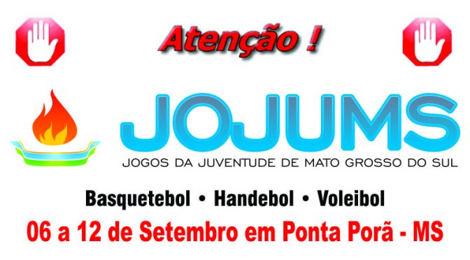 Jojums serão realizados em Ponta Porã de 06 a 12 de setembro