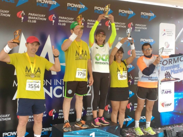 Corredora douradense vence categoria em Assunção