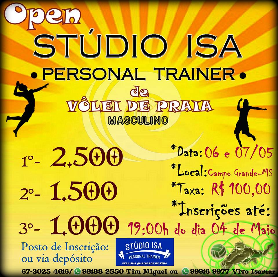 Stúdio Isa comemora 13 anos com torneio e R$ 5 mil em prêmios