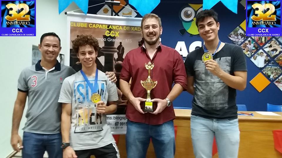 Gazineu vence Torneio de Xadrez 32 anos do Clube Capablanca