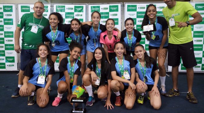 Meninas do Licurgo vencem novamente nos Jogos Escolares de MS