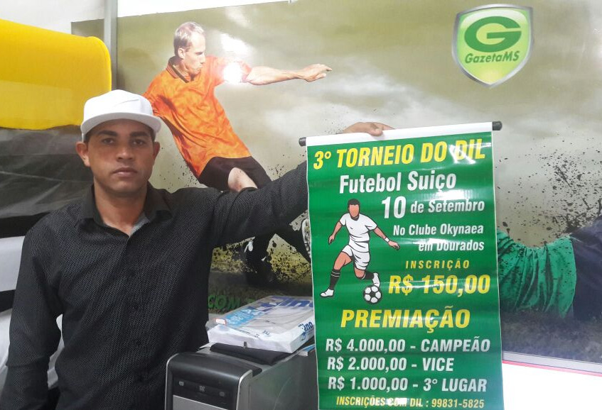Torneio do Dil dará premiação de R$ 7 mil neste final de semana