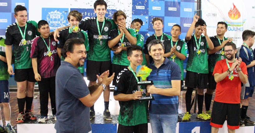 Jardim é ouro no handebol masculino dos Jojums
