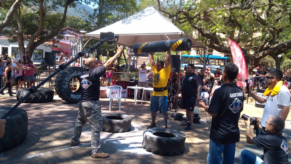 Matheus Brasil é ouro no Strongman Brasil PRO Ilhabela