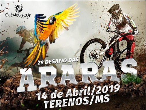 1ª etapa do Desafio das Araras chega a Terenos 