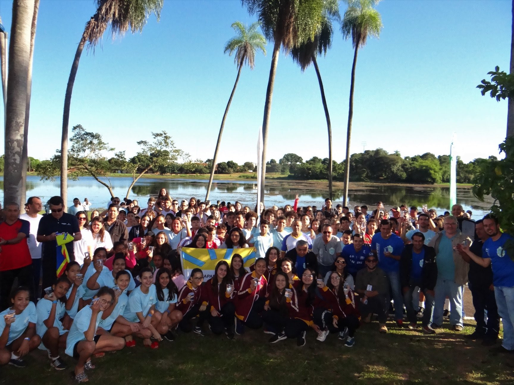Atletas dos Jogos Escolares da Juventude de MS realizam plantio no Dia Mundial do Meio Ambiente