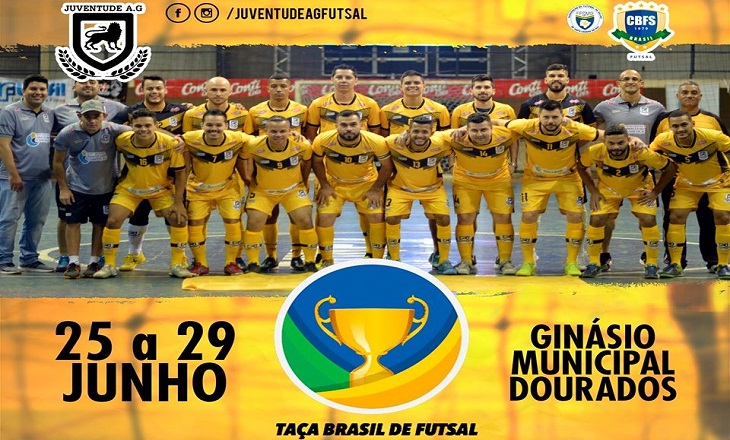 Dourados recebe Taça Brasil de Futsal pela primeira vez