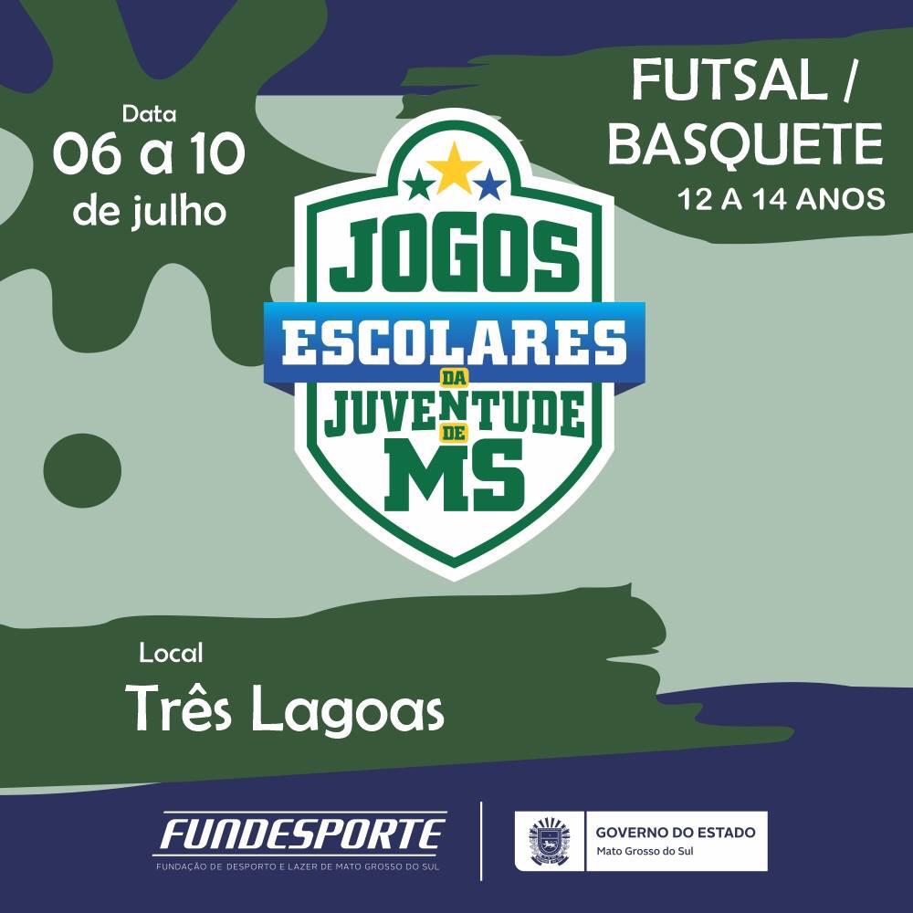 Três Lagoas recebe 43 cidades para mais uma edição dos Jogos Escolares﻿