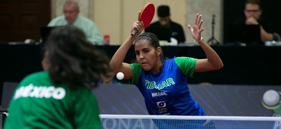Lívia Lima ajuda o Brasil a se classificar para o Mundial Juvenil de Tênis de Mesa