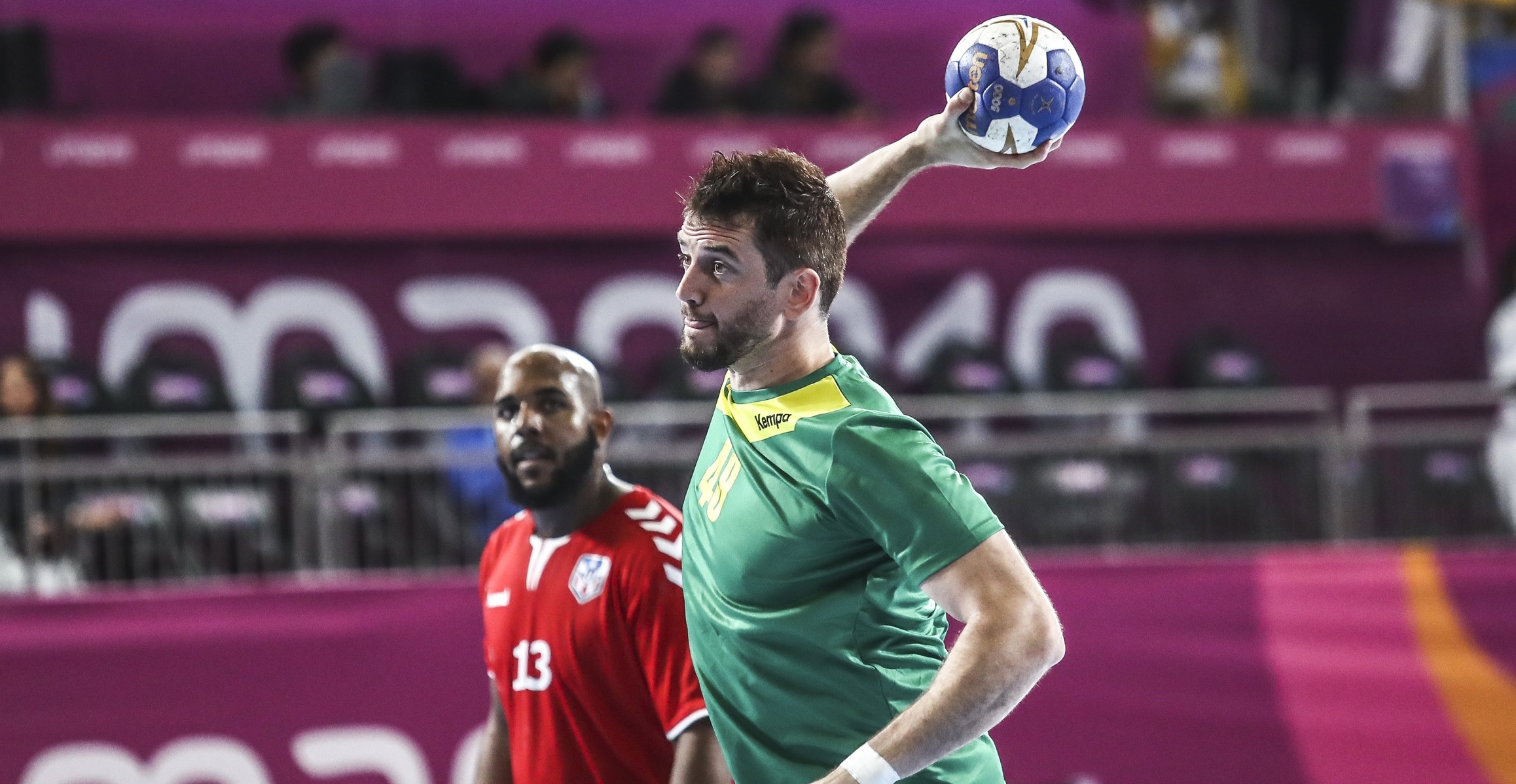 Raul Nantes faz nove e Brasil fecha fase de grupos em 1º lugar no handebol no Pan