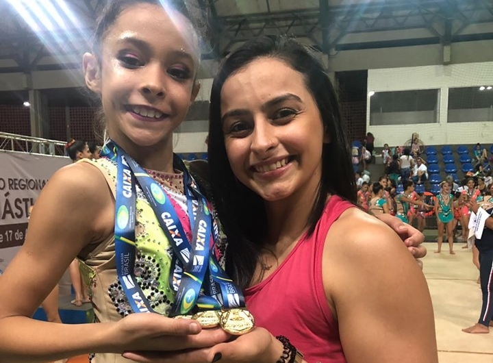 Lívia Brunel faz história ao conquistar 3 ouros no Regional Centro-Oeste de Ginástica Rítmica