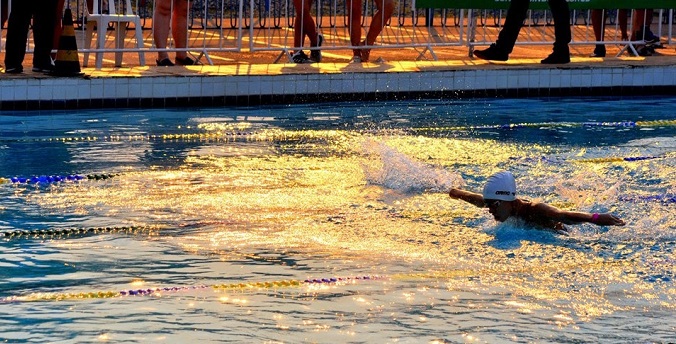 Campo Grande dá show nas piscinas e leva ouro em Corumbá