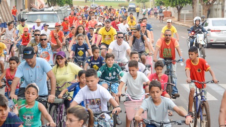 Pedalada marca Semana Nacional do Trânsito em Bataguassu