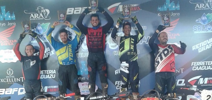 Flaviano Neto é vice em competição de velocross no Paraguai