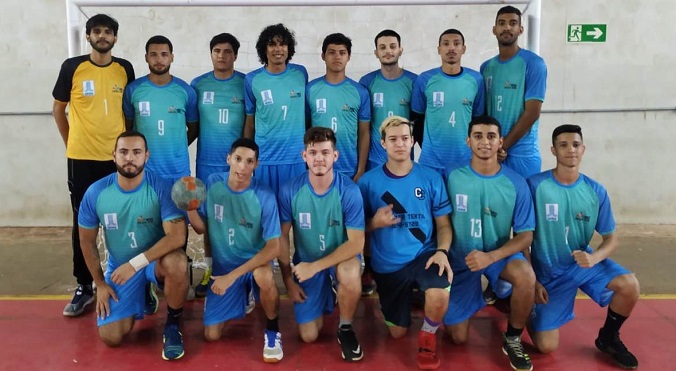 Seleção de Handebol masculina da UFMS vence amistoso em casa