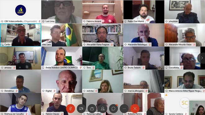 Live da CBV discute tendências do vôlei masculino