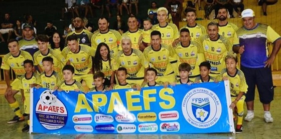 Campeã estadual, Apaefs representa MS na Copa do Brasil de Futsal