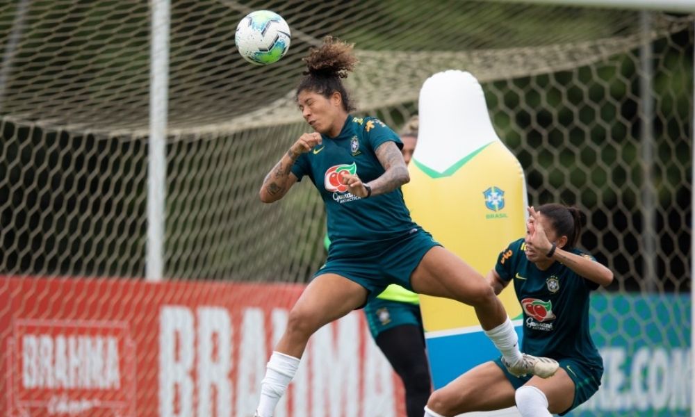Seleção Brasileira Feminina encerra treinos em Viamão